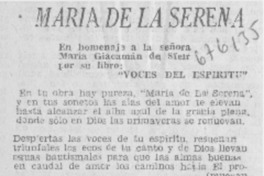María de La Serena
