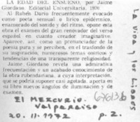 La Edad del ensueño.