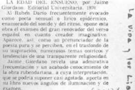 La Edad del ensueño.