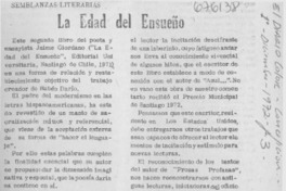 La edad del ensueño