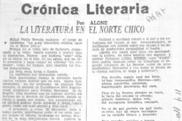 La literatura en el norte chico