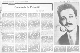 Centenario de Pedro Gil