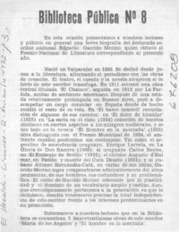 Bibioteca pública n° 8.
