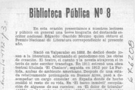 Bibioteca pública n° 8.