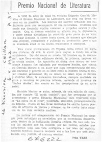 Premio Nacional de Literatura