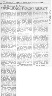 Pablo Garriga, pasado y presente