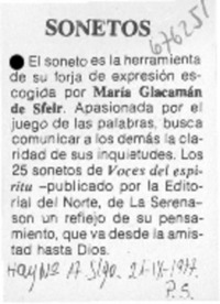 Sonetos.