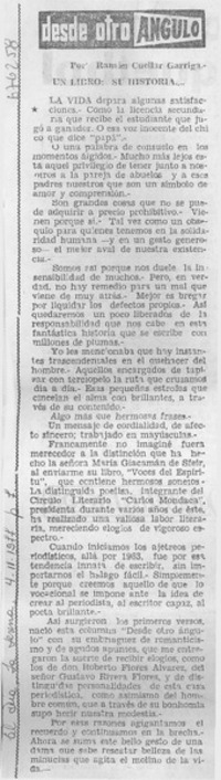 Un libro, su historia