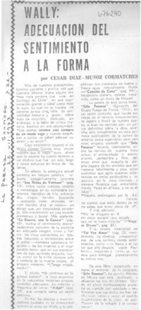Wally, adecuación del sentimiento a la forma