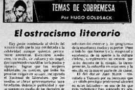 El ostracismo literario