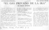 "El ojo privado de la ira"