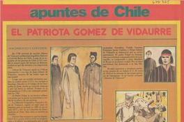 El Patriota Gómez de Vidaurre.