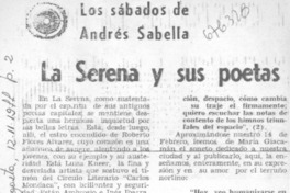 La Serena y sus poetas.