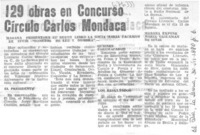 129 obras en concurso Círculo Carlos Mondaca.