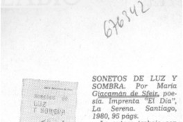 Sonetos de luz y sombra.