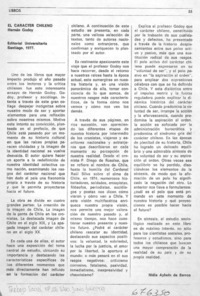 El carácter chileno