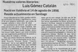 Luis Gómez Catalán