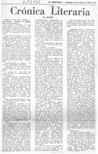 Crónica literaria