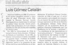 Luis Gómez Catalán