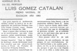 Luis Gómez Catalán.