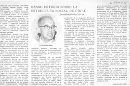 Denso estudio sobre la estructura social de Chile