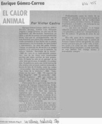 El calor animal