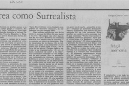 Gómez-Correa como surrealista