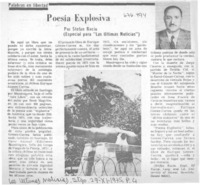Poesía explosiva