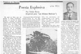 Poesía explosiva