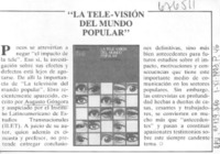 La tele-visión del mundo popular".
