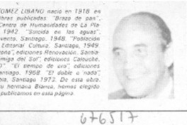Alfonso Gómez Líbano.