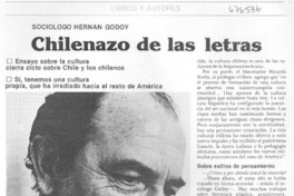 Chilenazo de las letras : [entrevista]