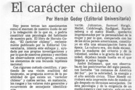 El carácter chileno