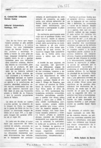 El carácter chileno