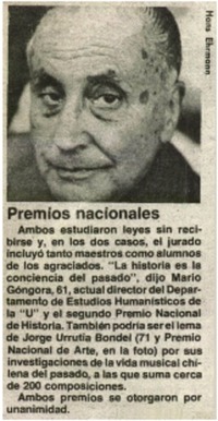 Premios nacionales