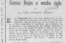 Gómez Rojas a medio siglo II