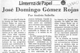José Domingo Gómez Rojas