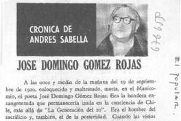 José Domingo Gómez Rojas