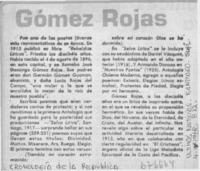 Gómez Rojas.