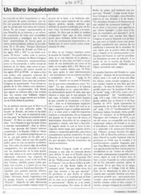 Un libro inquietante