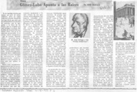 Gómez-Lobo apunta a la raíces