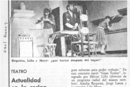 Actualidad en la cocina.