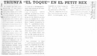 Triunfa "el Toque" en el Petit Rex.