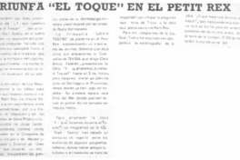 Triunfa "el Toque" en el Petit Rex.