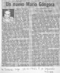 Un nuevo Mario Góngora