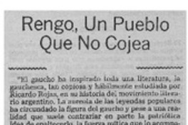 Rengo, un pueblo que no cojea