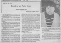 Frente a un nudo ciego