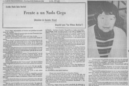 Frente a un nudo ciego