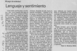 Lenguaje y sentimiento
