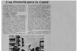 Una historia para la cueca.